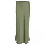 Юбка Vila Ellette Midi, зеленый - фото