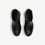 Ботильоны Saint honore из кожи на платформе Aquazzura, черный - фото 2