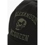 Черная хлопковая шляпа Alexander Mcqueen, Black - фото 2