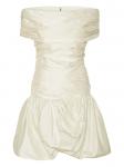 ROTATE BIRGER CHRISTENSEN мини-платье с открытыми плечами и сборками, белый - фото