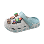 Clogs Kids ABC KIDS, серый - фото