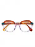 Очки в геометричной оправе Face À Face, оранжевый - фото