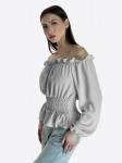 Elara Блузка в сером цвете - фото 3