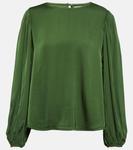 Сатиновый топ Лейлы Velvet, Fern - фото