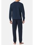 Пижама Schiesser, темно-синий - фото 3