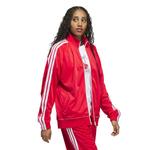Женский трикотажный спортивный топ с 3 полосками Adidas, Pure Ruby - фото 3
