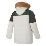 Куртка теплые с капюшоном пуховик New Balance, белый - фото 2