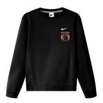 Nike Дри-файт свитшот унисекс Black с подарочным бейджем - фото 4