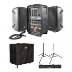 Портативная PA-системы JBL EON208P Portable PA System Kit with Speaker Stands and - фото
