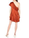 Мини-платье Karleen с шелковым воланом Secret Mission, цвет Terracotta - фото 2