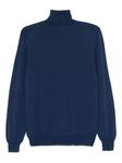 Zanone свитер с высоким воротником, синий - фото 2