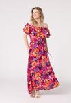 Платье QUIOSQUE Maxi dress, Multi Coloured/Light Pink - фото