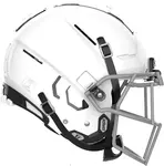 Детский футбольный шлем Schutt F7 LX1, белый/серый - фото 3