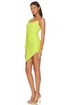 Платье мини L'Academie Quinne, цвет Sour Green - фото 3