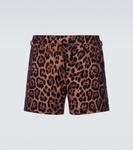 Плавки с леопардовым принтом Tom Ford, Combo Leopard Brown & Black - фото