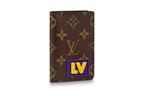 LOUIS VUITTON Коричневый карманный органайзер - фото