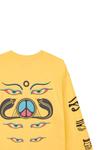 Топ с длинными рукавами PEACE Grimey, желтый - фото 4