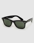 Серые солнцезащитные очки Wayfarer Ray-Ban, черный - фото 2