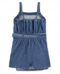 Платье-шорты в складку для девочек abercrombie kids, Dark blue - фото 5