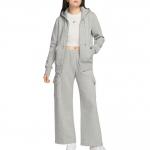 Nike Куртки женские серые с капюшоном, средней плотности ткани, другие - фото 4