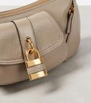 Кожаная сумка через плечо 99 Chloé, Motty Grey - фото 6