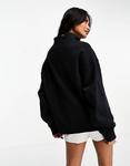 Черный свитшот с полумолнией ASOS DESIGN - фото 3