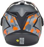 Шлем Bell mx-9 adventure mips enduro, Gray/Orange - фото 5