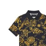 VERSACE Мужская черная поло - фото 8