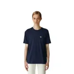 Футболка унисекс темно-синяя Uniqlo, темно-синий - фото 3