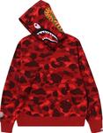 Худи BAPE Color Camo Shark Pullover 'Red', красный - фото 2
