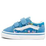 Кроссовки old skool v sneakers k blue/white Vans, синий - фото