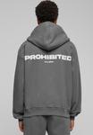 Толстовка на молнии PROHIBITED, серый - фото 2