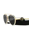 Солнцезащитные очки-авиаторы Versace Eyewear, белый - фото 3