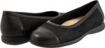 Балетки Trotters Delmara, Black Nubuck - фото