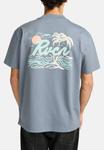 Футболка RVCA Print T-shirt, Flint Stone/Grey - фото