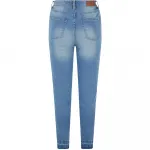 Джинсы Urban Classics Skinny Open Hem high waist, синий - фото 4