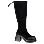 Сапоги женские Daphne на каблуке, коричневый - фото 2