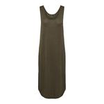 Платье Pieces Billo Midi, коричневый - фото