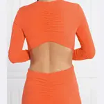 Платье Patrizia Pepe, оранжевый - фото 4