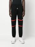 Gcds striped cotton track pants, черный - фото 3