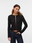 Вязаный кардиган VERO MODA PAOLA, Black - фото 2