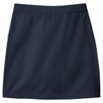 Школьная форма Lands' End для девочек 4–16 лет, смешанные шорты-чиносы, цвет Classic Navy - фото