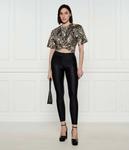 Блуза Cropped fit Just Cavalli, коричневый - фото 2