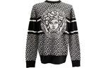 VERSACE Вязаный свитер мужской черный FW23 - фото