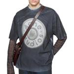 Футболка Logo Distressed Acne Studios, черный - фото 5