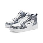 Кроссовки WARRIOR Skateboarding Shoes Unisex High-top, белый/серый - фото 13