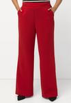 Брюки WEITES GERADES BEIN ELASTIKBUND Ulla Popken, красный - фото