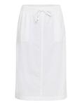 Юбка KAFFE CURVE KCNana, белый - фото