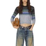 Свитер AW25 женский Acne Studios, серый - фото 4