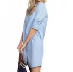 Синий платье в полоску из поплина SOUTHERN TIDE - фото 2